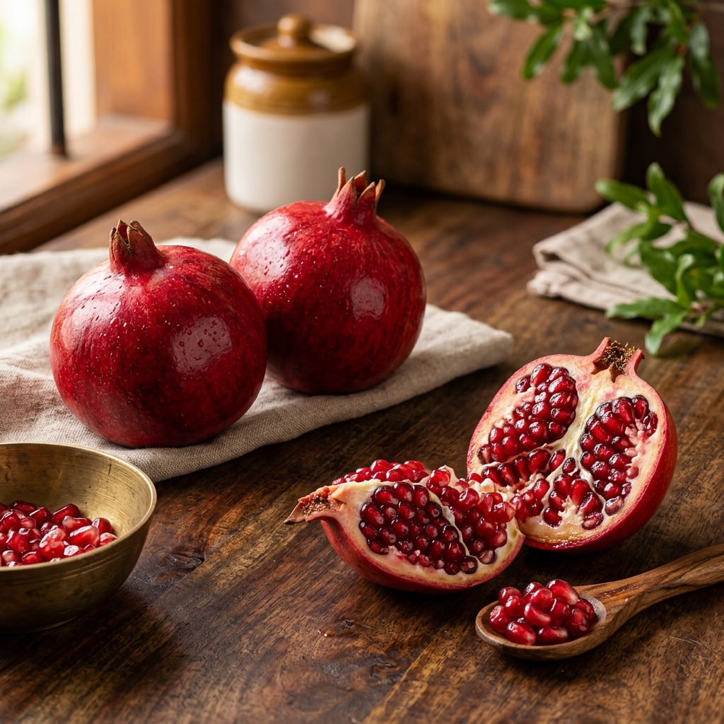 Fresh Bhagwa Pomegranates