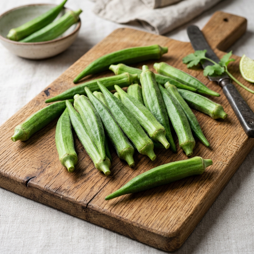 Fresh Green Okra (Lady Finger)